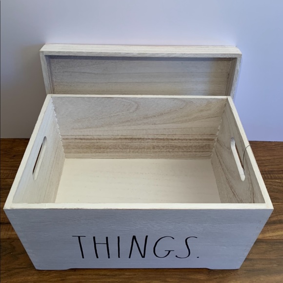 Rae Dunn Other - Rae Dunn THINGS wooden storage box.